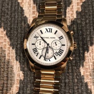 Yellow gold Michael Kors watch